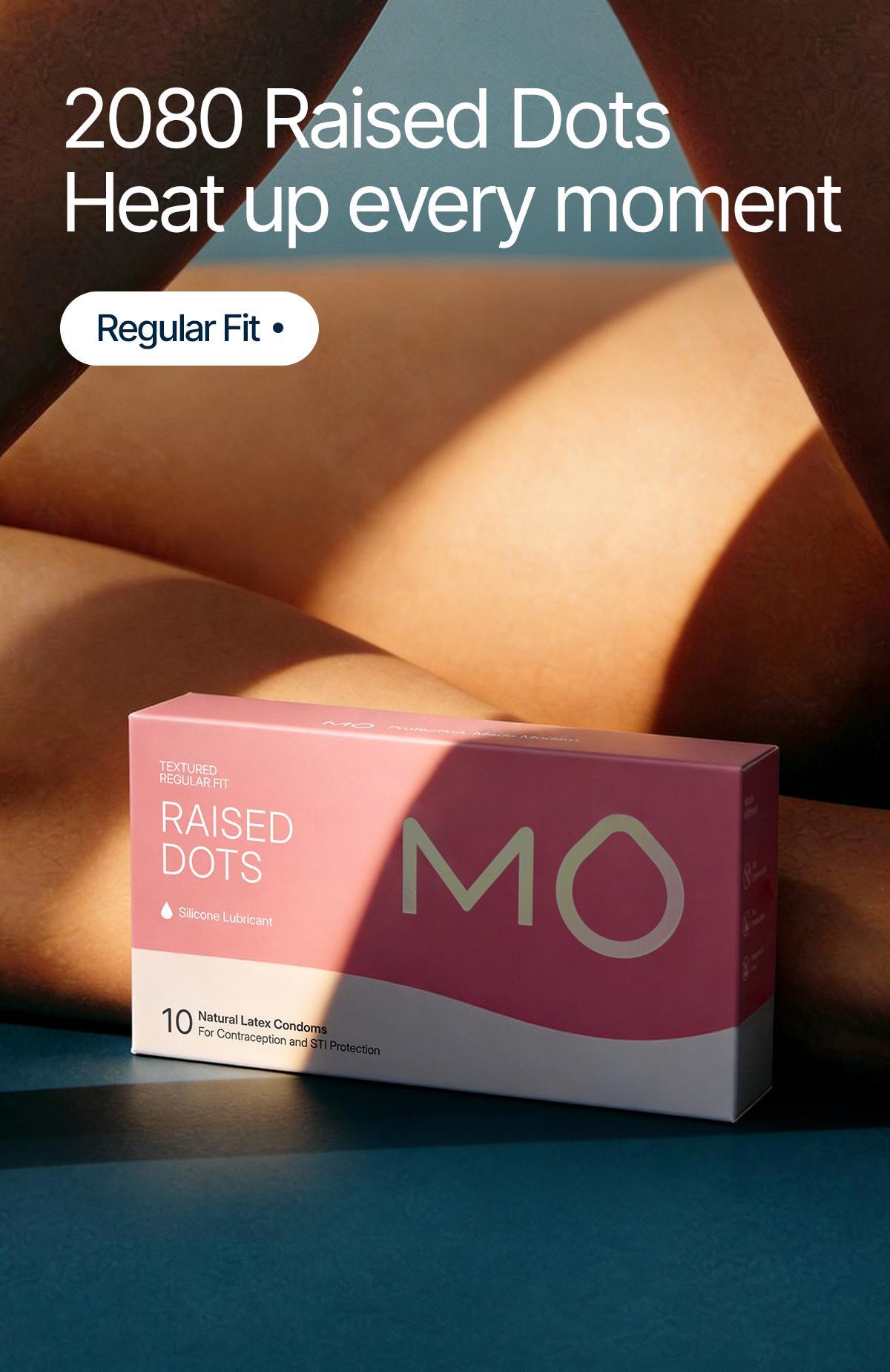MO 2080 Dotted Condoms, Intensify Every Move, Clean Formula for Sensitive Skin, Natural Latex, 10 Count MO 2080 Dotted Condoms, Intensify Every Move, Clean Formula for Sensitive Skin, Natural Latex, 10 Count