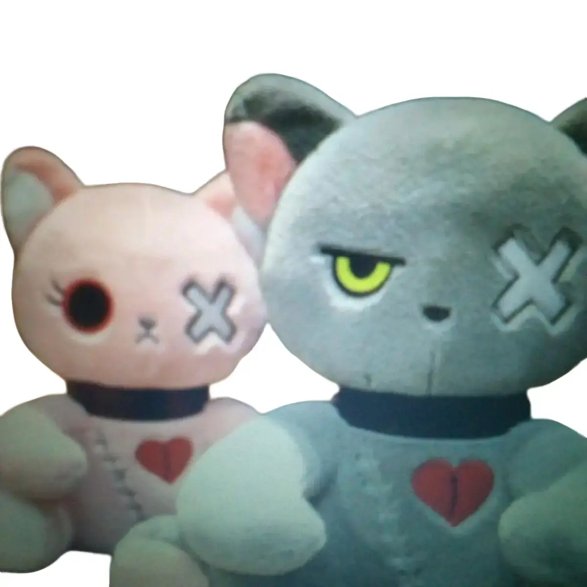 Spooky Gothic Plush Cat 9.84 Inches - Perfect for Halloween - Great as a Gift