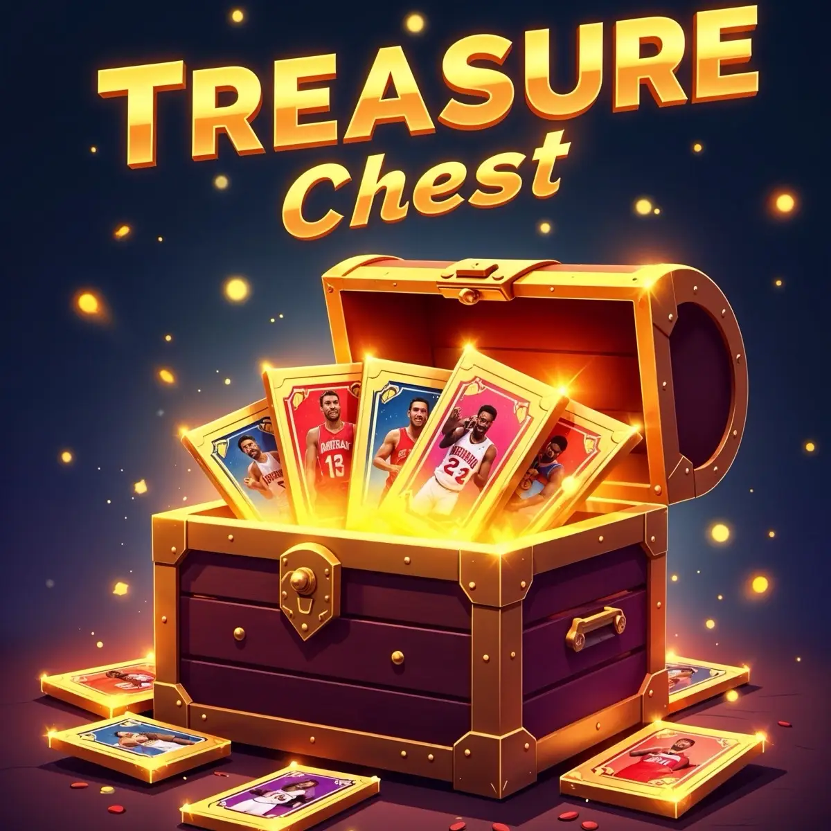 Sports Trading Cards Treasure Chest Pack