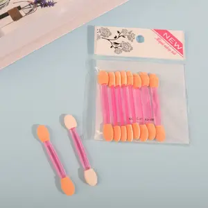 Disposable Latex Eyeshadow Applicator Portable Compact Beauty Tool Soft Latex Tip Gentle on Eye Area Individual Hygienic Even Natural Color Payoff Perfect for Beginners Pros and On the Go Touch Up