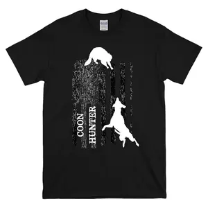 Coon Hunter Shirt Raccoon Hunting Tee, Hunting Dog Graphic Shirt for Men Women, Coon Hunting Gift, Hound Hunter Apparel, Outdoorsman Hunting Shirt