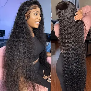 30 Inch Glueless Lace Front Wig-Natural Black, Soft & Fluffy