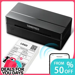 【DealsForYouDays】Bluetooth Wireless Inkless Thermal Label Printer RP425  - Label Maker Machine, Thermal Barcode Printer, Compatible with iOS, Android, Windows, Mac, Chromebook, Ideal for Etsy, Shopify, USPS Printing Machine summerwins