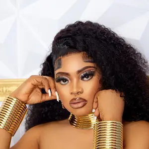 13*6 Glueless Full frontal wigs (curly) flexi rod