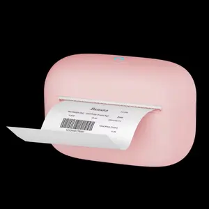 Mini Label Printer Maker Portable 2 Inch Thermal Wireless Bluetooth Stickers Printer for Home School Compatible IOS Android