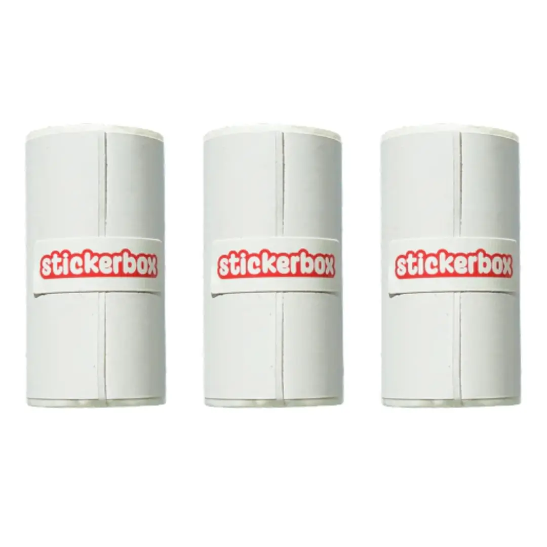 Stickerbox Paper Refill - 3-Pack DIY Craft Paper Scrapbook Supplies, 66 Stickers per Roll, Bisphenol A (BPA)-Free for Scrapbooking & Stamping