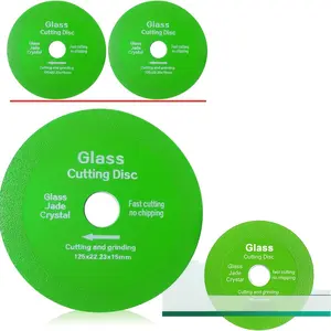125MM Robust Glass Cutting Blade Designed for Heavy Use - Extremely Thin, Sharp, And Durable, Ideal for Fast Cutting Glass And Tiles Quickly, Providing a Smooth End Without Chipping, Suitable for Ceramic Tiles And Wine Bottles