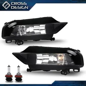 CROSSDESIGN Fog Light Fit For 2015-2016 Audi A3 Set of 2 Front Driver and Passenger Side