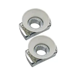 1/2"-13 Cone Nuts, Strut  Twirl Nut with Zinc Electroplate Finish for Use with Unistrut Channels (10 Pack)
