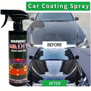 17.59oz Car Coating Spray-Advanced Automobile Quick-acting Coating Agent With Dust -Proof and Glazing Effects Long Lasting Car Paint Waxing Solution