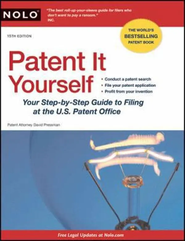USED Book - Patent It Yourself: Your Step-by-Step Guide to Filing at the U.S. Patent Office by David Pressman (Paperback) - english