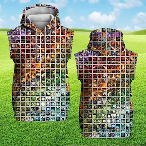 New Dota2 Wiki Sleeveless Hoodies, 24 skill Dota2 Sleeveless Hoodies, Anime Hawaiian Shirt, Vintage Streetwear Sleeveless Hoodies