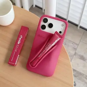 Rhode phone case , Makeup Lip Gloss Phone Case for iPhone 17 Air 16 15 14 13 12 11 Pro Max Plus Silicone Cover , lip case, gloss case, makeup phonecase , aesthetic case , trendy case, stylish case