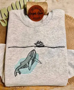 Jonah And The Fish Embroidered Shirt