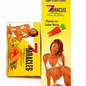 7 Miracles Carrot Cream Skin Brightening Cream and soap sets 70g.