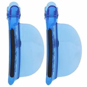 2PCS Heat Insulation Sectioning Clips Blue Effectively Divide Hair Easy Speed Separator Clip Speed Separator Clip Salon Supplies