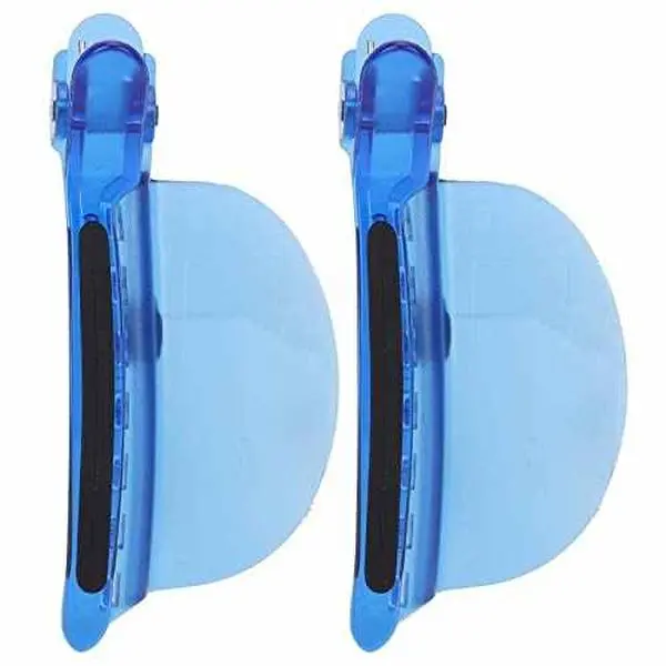 2PCS Heat Insulation Sectioning Clips Blue Effectively Divide Hair Easy Speed Separator Clip Speed Separator Clip Salon Supplies