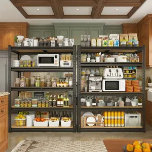 Lionhon Garage Shelving Unit, 5 TierAdjustable Metal Storage Rack, 2000 lbs Capacity, GarageStorage Shelves for Warehouse, Basement, Kitchen,Pantry, Living Room Organizer, Multi-Purpose StorageRack