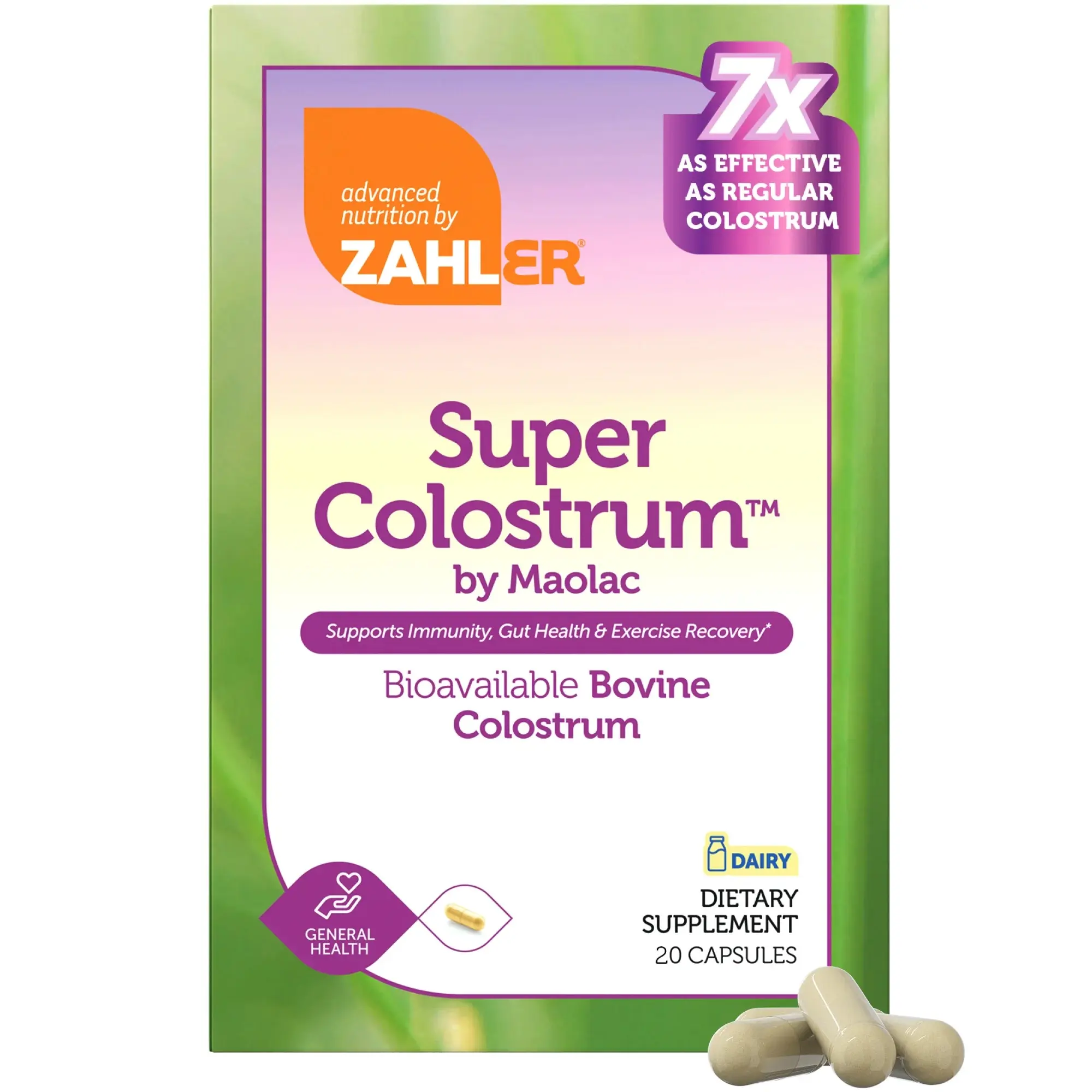 Zahler Super Colostrum Dietary Supplement, Vitamin-Infused Healthcare Support for Fitness Needs