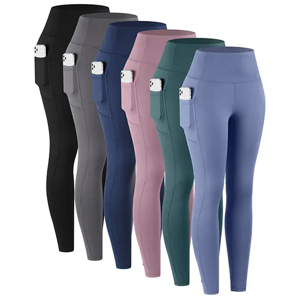 6PCS-Black+Navy+Gray+Pink+Blue+Green