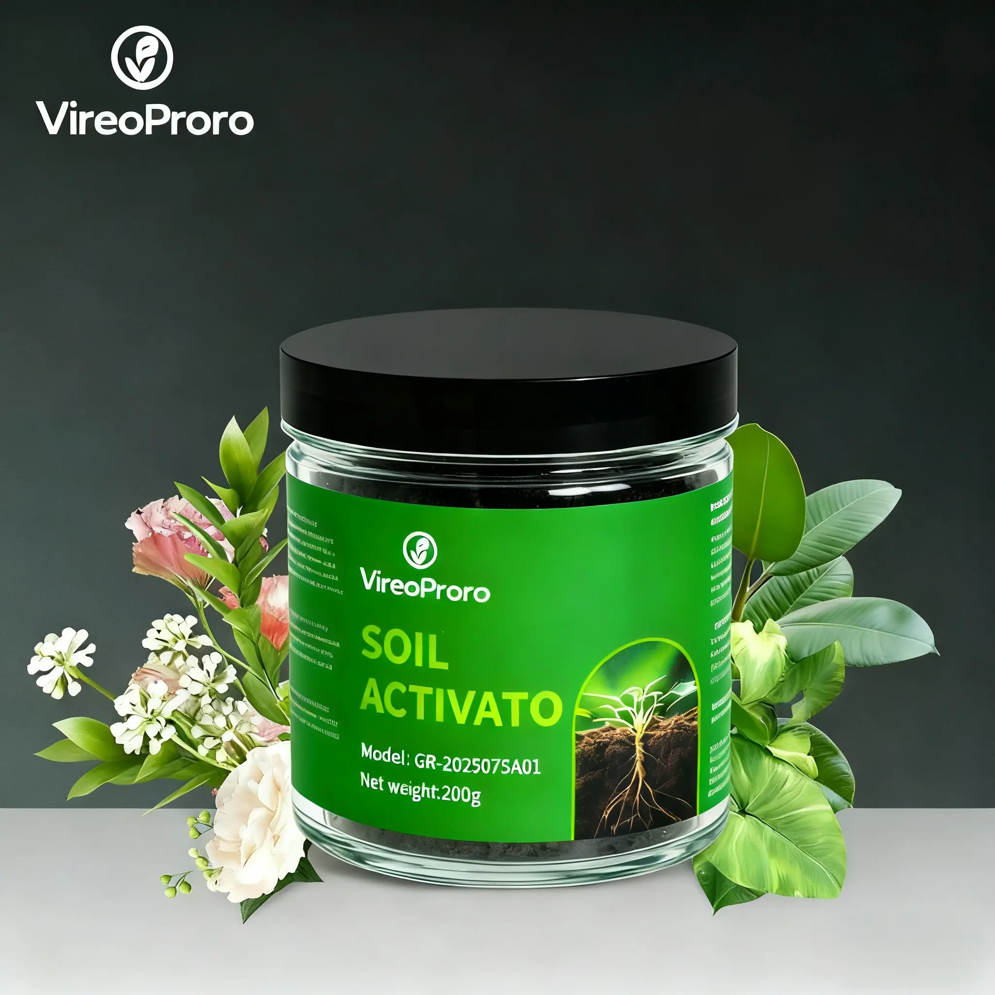 VireoProro Soil Activator Pro GR-207507SA01 Wake Up Roots Boost Growth 200g for Enhanced Plant Growth