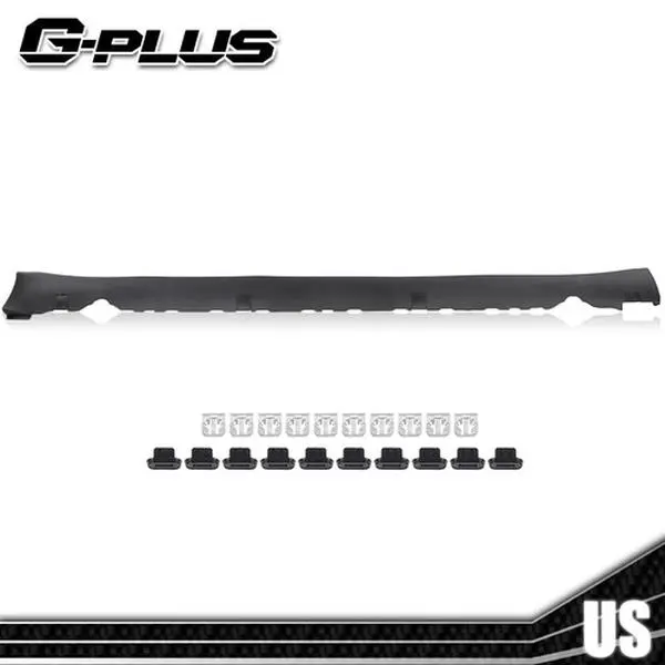 1pc Right Side Door Skirt Rocker Panel Cover Molding for 2017-2022 Tesla Model 3, G-PLUS Plastic Auto Body Part, Improves Aerodynamic & Sporty Appearance