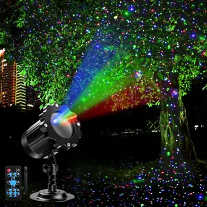Outdoor Star Projector Light, 1 Count RGB Color Changing Projection Light with Remote Control, Garden Decoration Light for Holiday Party