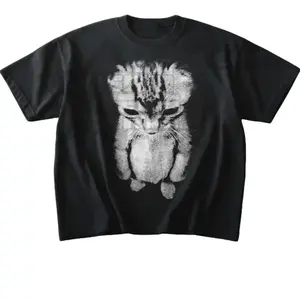 Sad Meme Cat Tshirt, 100%25 Cotton Unisex Short Sleeve Animal Gift, Funny Shirt