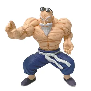 Anime figure GK Muscle Master Roshi Kame Sennin Figurine PVC Resin Figure Model Children Dolls Gift Toys