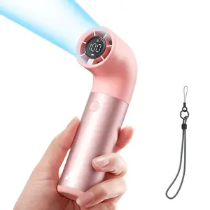 [Summervibes] Portable Handheld Fan, Powerful Turbo Air Tube Fan, 19000 RPM High Speed Aero Pro, 6 Speeds Aluminum Case, Mini Pocket Design, for Travel Beach Outdoor Activities, Gifts for Women Men fathersdaygift
