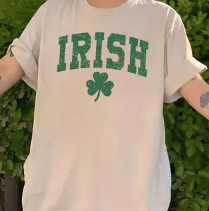 Irish T-shirt, St Patrick’s Day Tshirt, Vintage Distressed Irish Shirt, Retro Lucky Clover Tee, Unisex Irish Gift