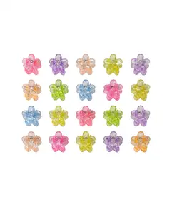 Translucent Daisy Hair Clips 20-pc Set