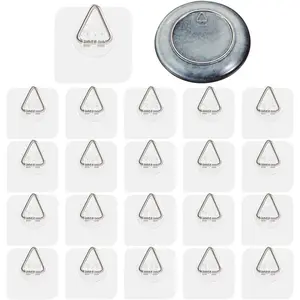 Wall Plate Hangers for Display - Invisible Adhesive Picture Hangers for Wall - Ideal for Hanging Decorative Plates Photo Frames Paintings - 2.3 Inch