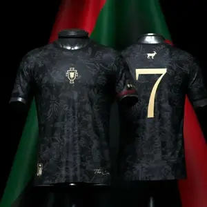 Portugal Black Panther Jersey CR #7 – 2026 Special Edition Football Shirt – CR7 Soccer Jersey Black Gold – Men Women Unisex Streetwear Futbol Kit