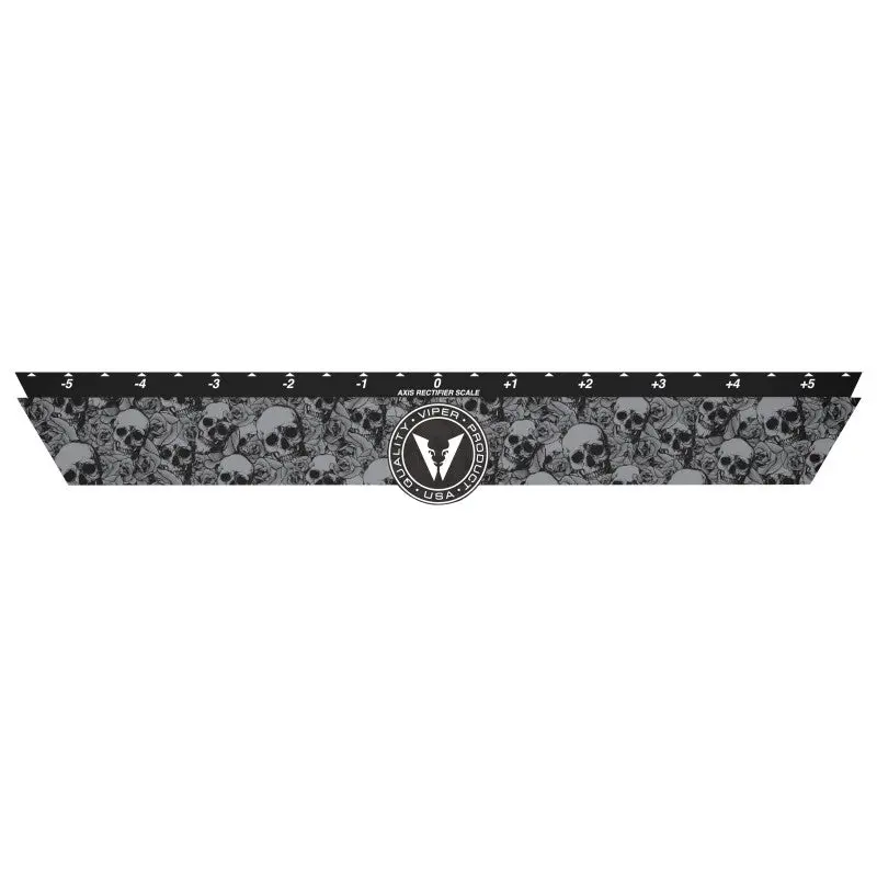 Viper Edge Dart Throw Line Marker, Skulls Design, Modern Durable Heavy Resin Marker for Dartboards, Durable Throw Line, 7' 9.25" For Steel Tip, Axis Scale, 8' For Soft Tip, Regulation Size