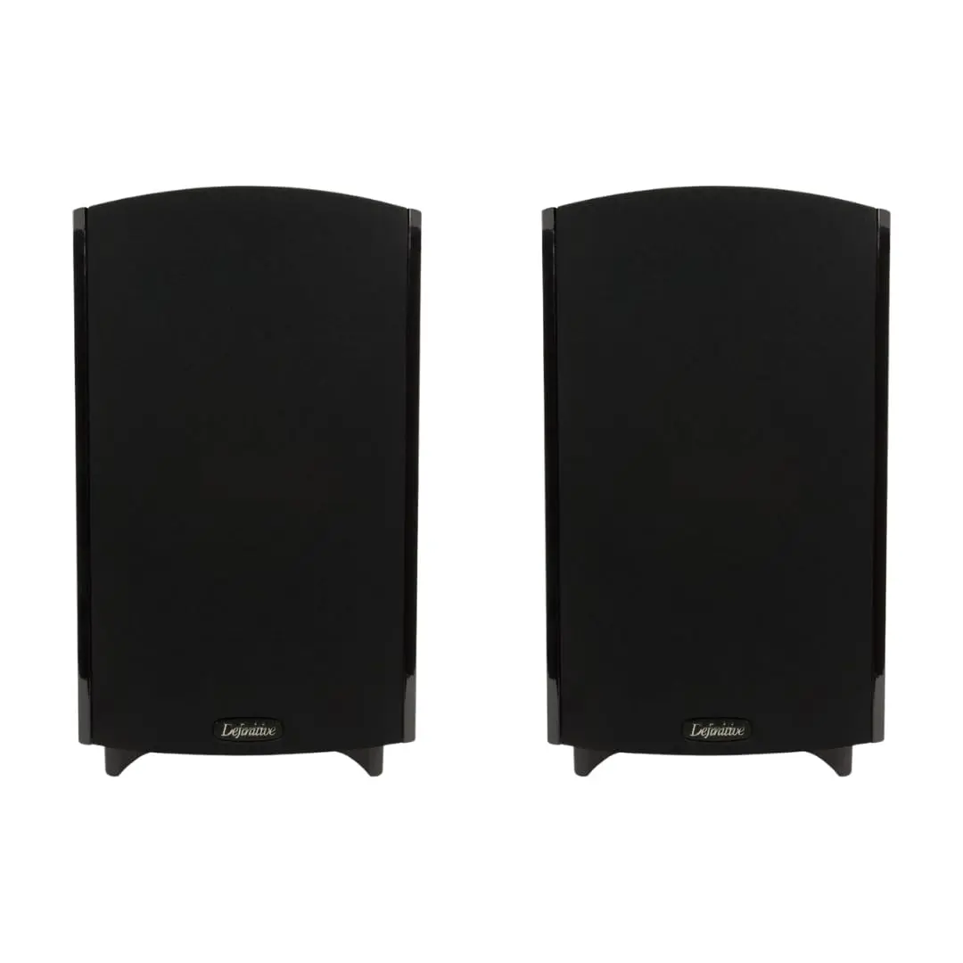 Definitive Technology ProMonitor 1000 2-Way Satellite/Bookshelf Speaker - 10-200 W, 6.25 x 10.88 x 6.5 in, Single Black Unit for Home Theater, Surround Sound Systems (Friends and Family Approved)