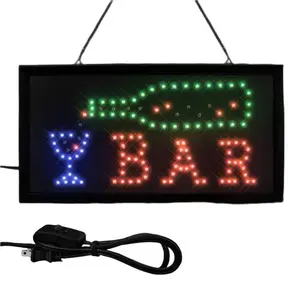 Blinkee  Light Up Retro Flashing Plug in Bar Vintage Sign