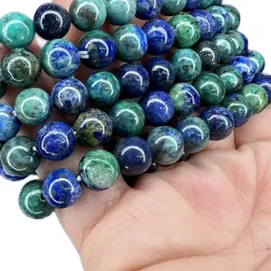 Unisex Azurite Beaded Crystal Bracelet for Healing Bohemian Unisex Azurite Beaded Crystal Bracelet for Healing Bohemian
