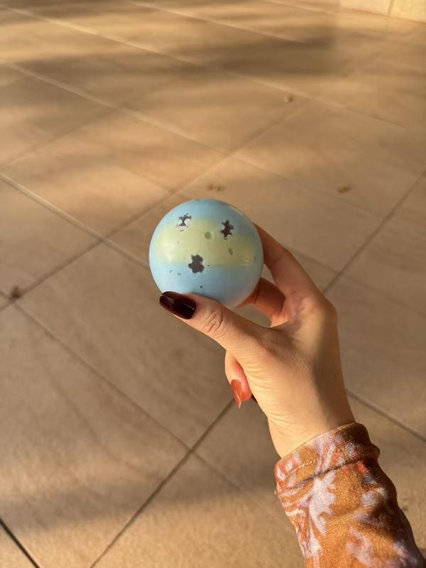 Moonlight Cookie Crumble Squishy Stress Ball — Blue Cream Sensory Squeeze Fidget Toy Gift