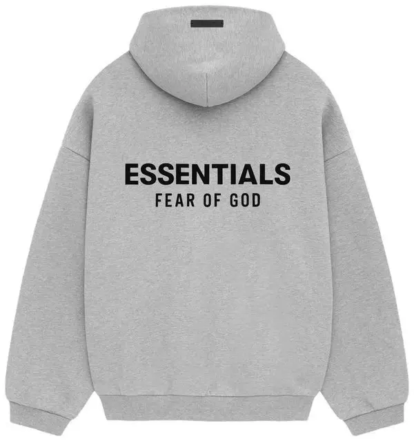 Essentials Fear of God Dark Oatmeal Hoodie Oversized Fleece Pullover Streetwear Sweatshirt Men Women