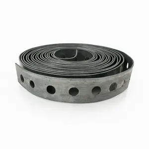 3/4 in. x 10 ft. Galvanized Hanger Strap for PVC ABS Galvanized Black Iron & Cast Iron Piping Durable Silver Strap