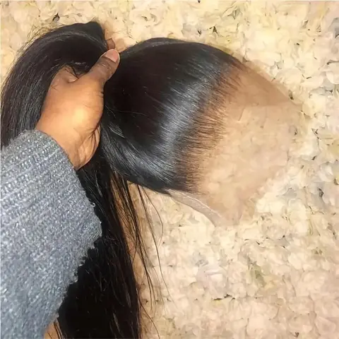 Bling Hair 360 Full Lace Frontal Wig Brazilian Smooth Straight Hd Transparent 13x4 13x6 Lace Front Human Hair Wigs For Black Women Pre Plucked