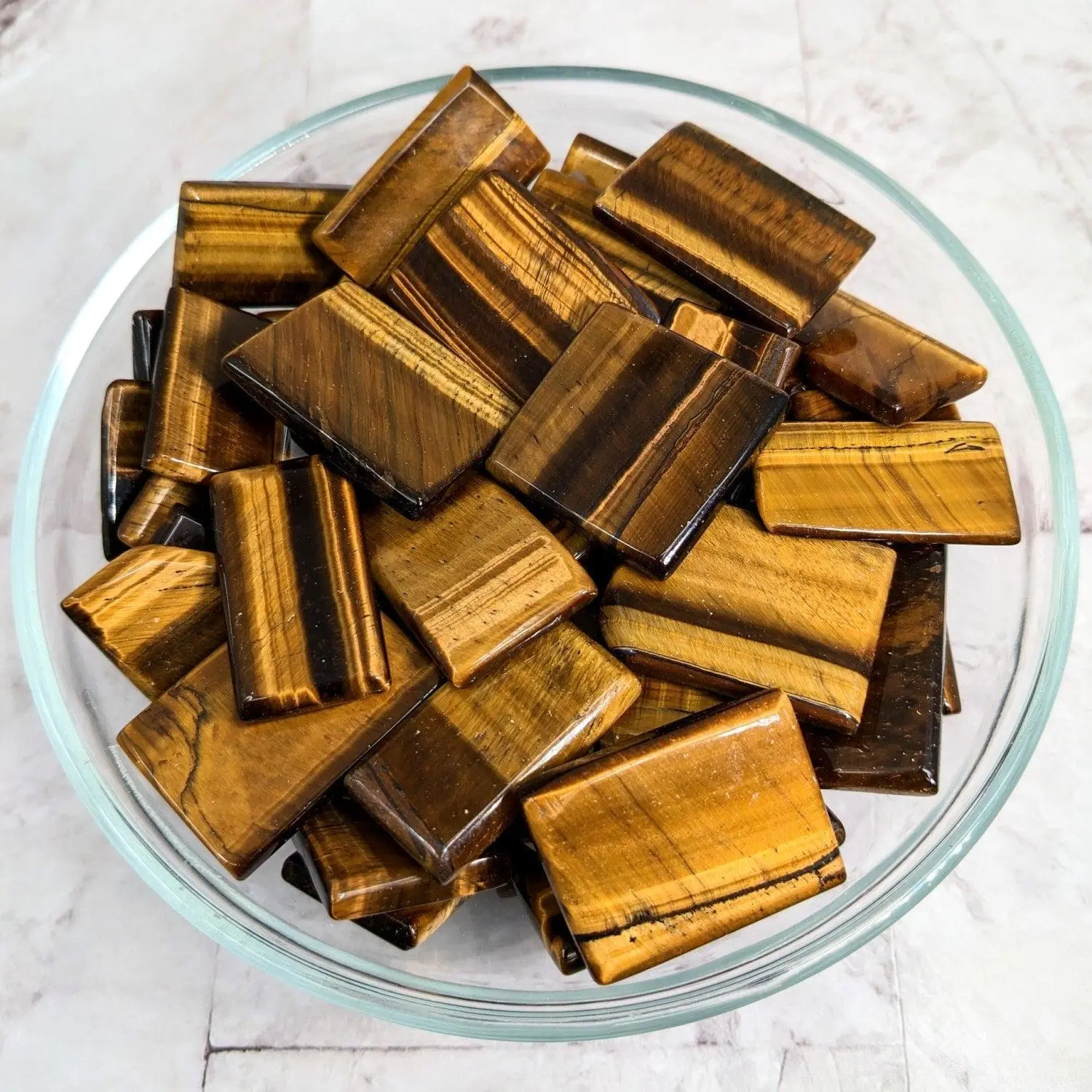 Tiger's Eye Gold Slab Slice 1-1.5 inches