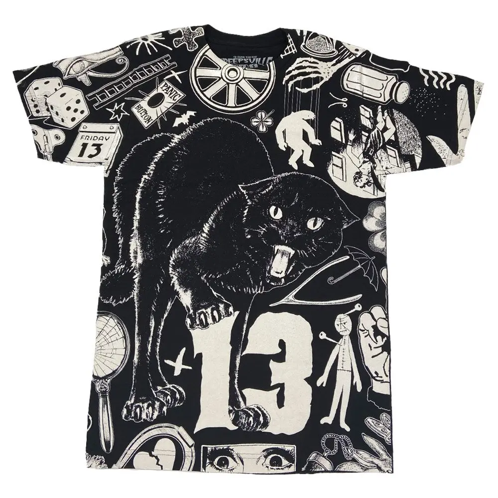 Superstitions Cat Jumbo T-shirt