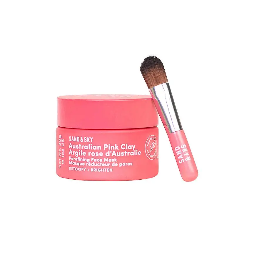 Sand & Sky Travel Australian Pink Clay Porefining Face Mask Sand & Sky Travel Australian Pink Clay Porefining Face Mask