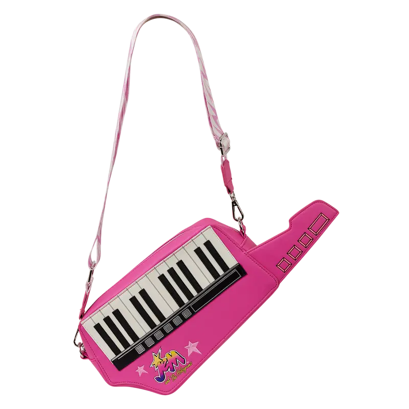 Jem and the Holograms Figural Keytar Glow Crossbody Bag