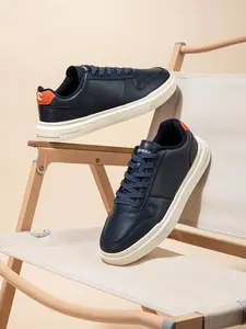 HOBIBEAR Adult Oxford shoes, men's leather shoes, black lace up flat shoes, sports shoes, youth casual shoes, Casual Sneakers