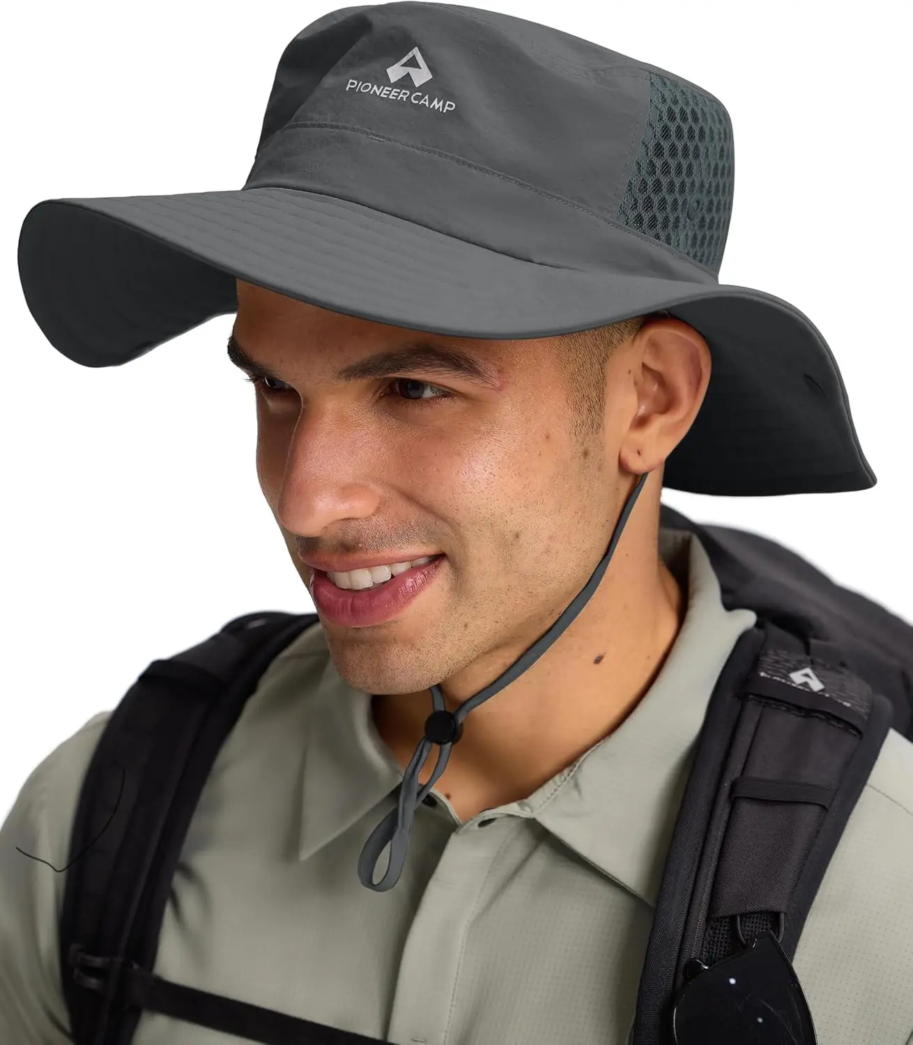 Pioneer Camp Sun Bucket Hats UPF 50+ Fishing Hat for Men Women Boonie Hat Wide Brim UV Protection Safari Cowboy Hat Summer