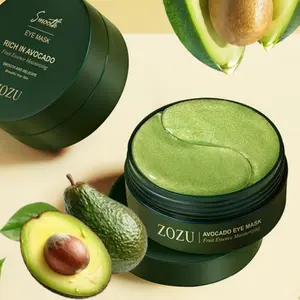 Avocado Moisturizing Eye Mask 60 Sheets, Hydrating Soothing Skin Care, Eye Care for Men and Women, Skincare Gift for All