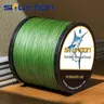 4-Strand PE Braided Fishing Line - Super Strong, Wear-Resistant, 12-100 LB Test, 300m/328yds or 500m/546yds Spool, Long Casting, Spinning Saltwater Fishing Equipment